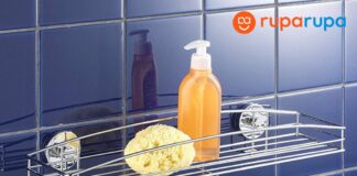 Stora Rak Kamar Mandi Dengan Gantungan Handuk - Putih