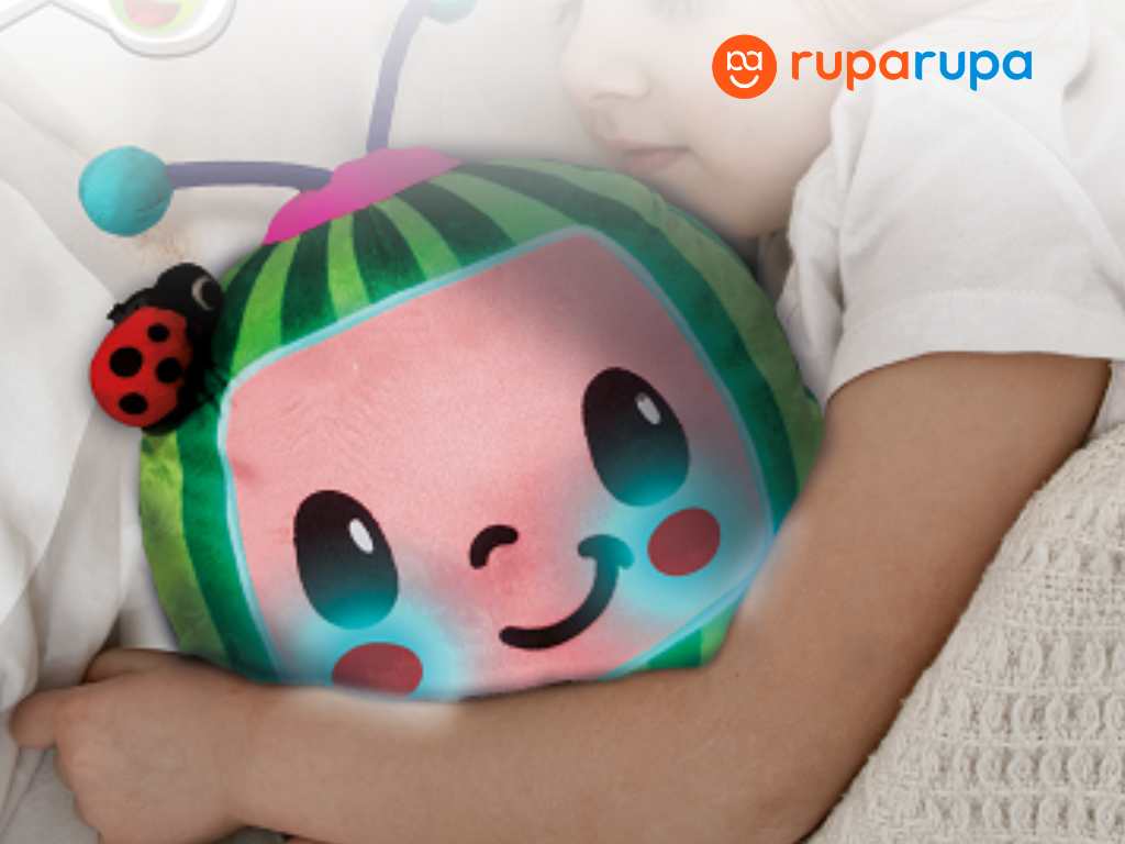 Wow Stuff Cocomelon Mainan Musikal & Light Sleep Soothr