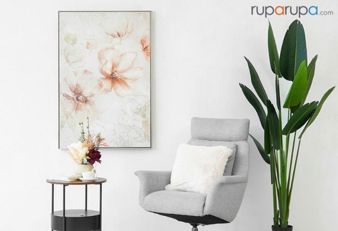 dekorasi interior lukisan