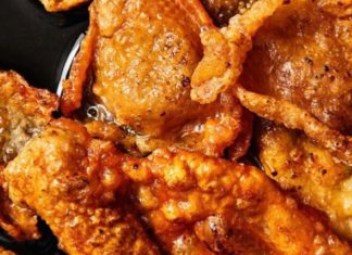 minyak kulit ayam goreng