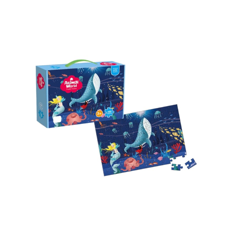 Kiddy Fun Puzzle Underwater World manfaat bermain puzzle