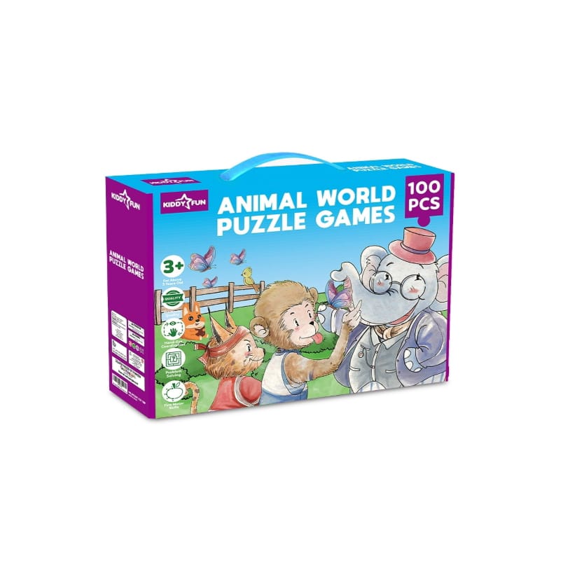 Kiddy Fun Puzzle Animal 100pcs
