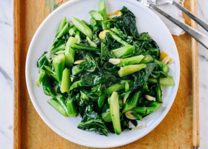 resep kailan bawang putih