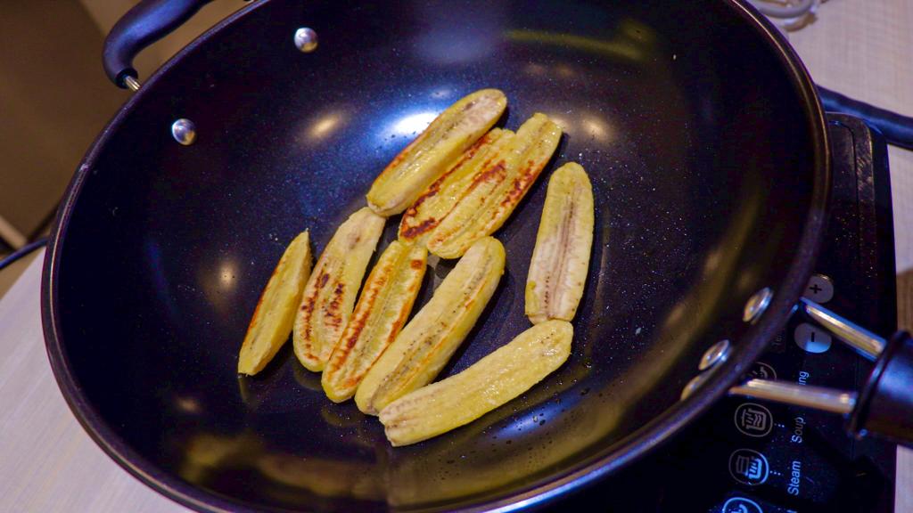 resep pisang bakar karamel pisang panggang