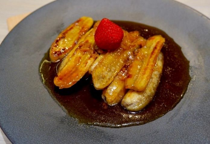 resep pisang bakar karamel