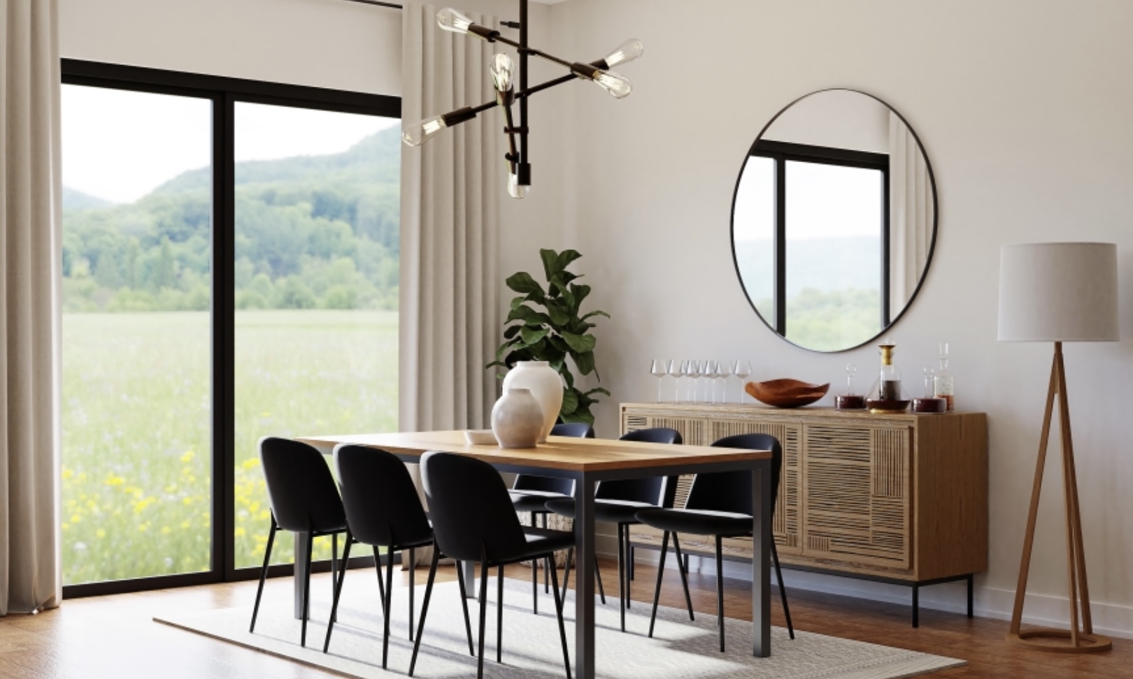 Desain rumah minimalis modern cermin