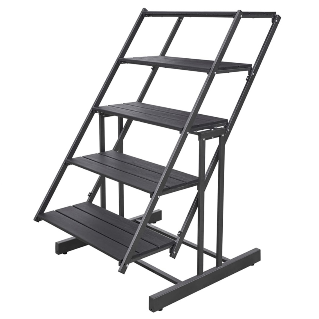 Krisbow Meja & Rak Multifungsi Convertible - Hitam