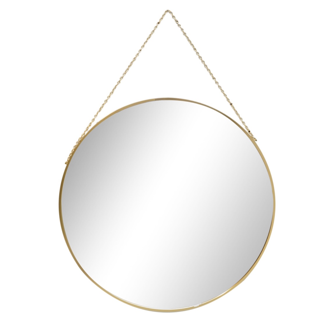 Cermin Dinding 60 Cm Bundar U28 - Gold