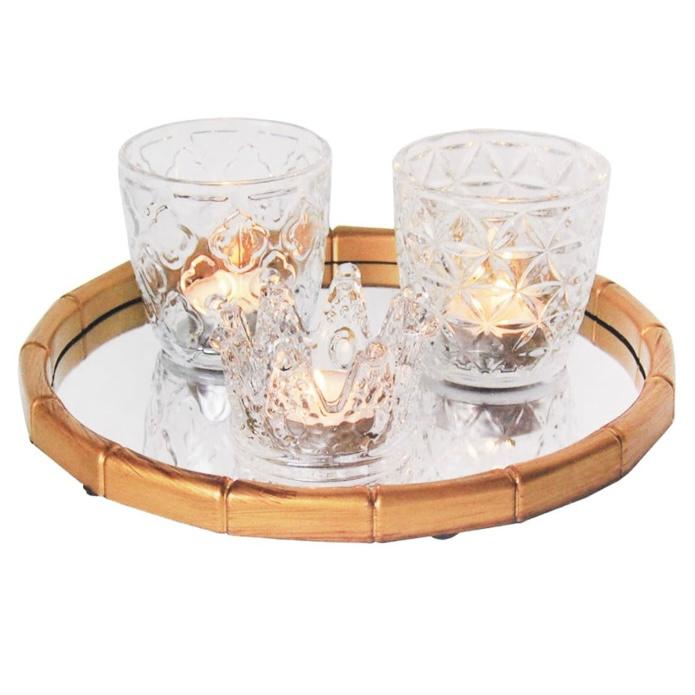 Becky 11.5 Cm Set Dekorasi Meja 4 Pcs