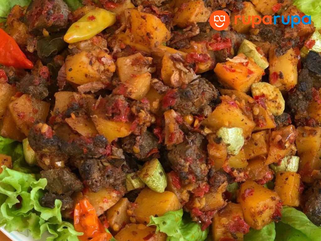 makanan khas lebaran sambal goreng ati