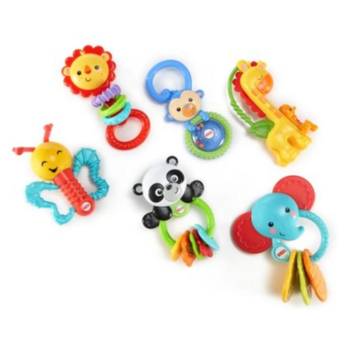 Fisher Price Rattle Gift Set Nb Animal Friends