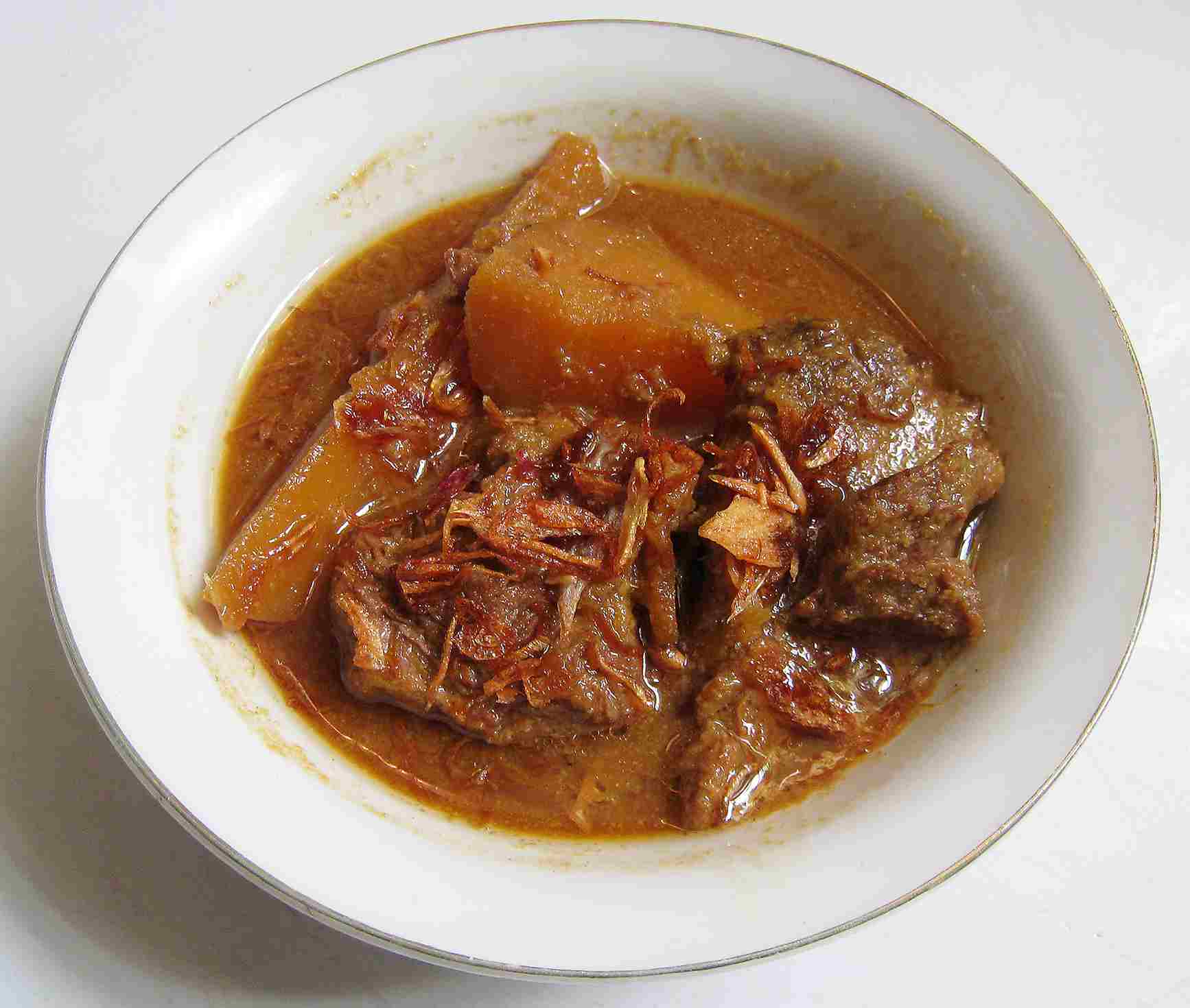 makanan khas lebaran semur daging