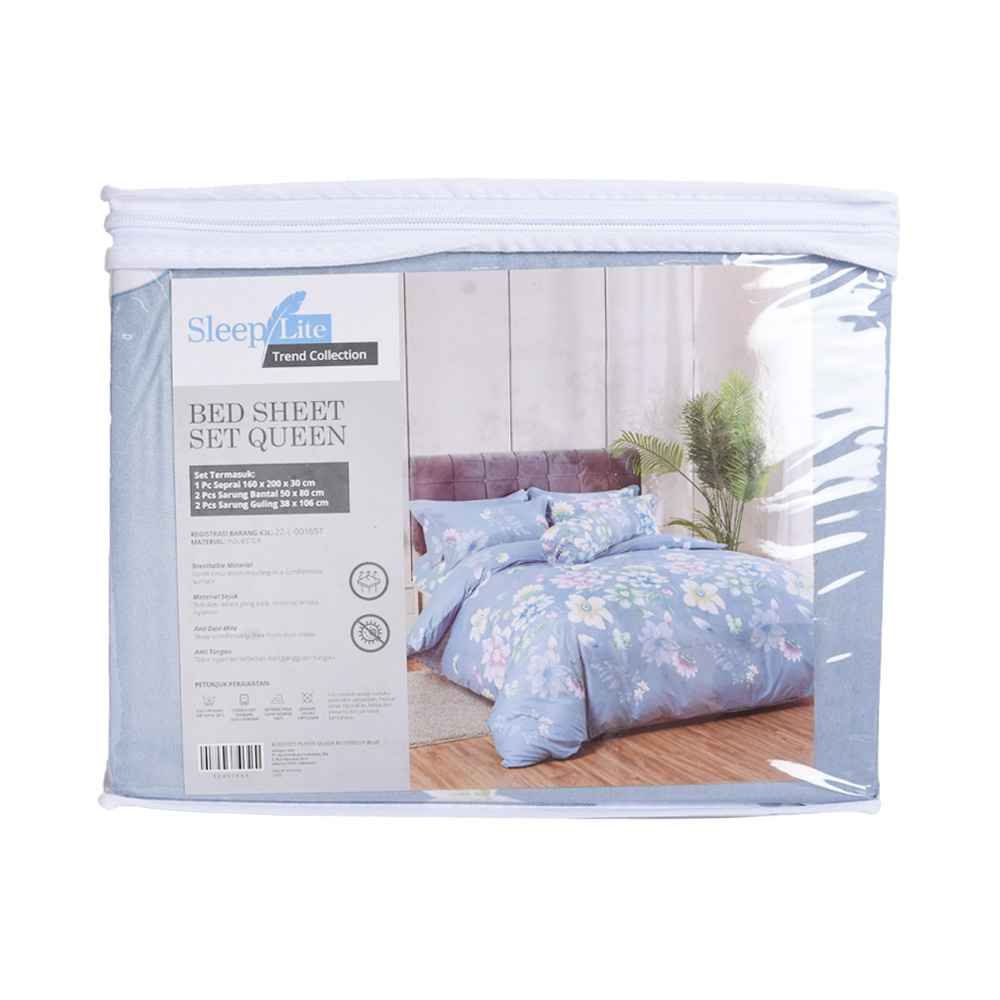 Sleeplite 160x200x30 Cm Set 5 Pcs Seprai Polyester Buttercup