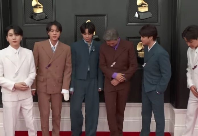 momen jin bts grammy awards