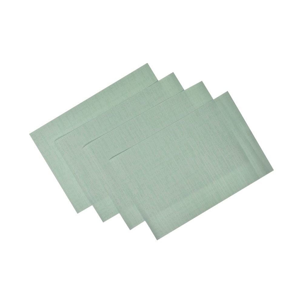 Arthome Set 4 Pcs Tatakan Piring Pvc Woven - Hijau