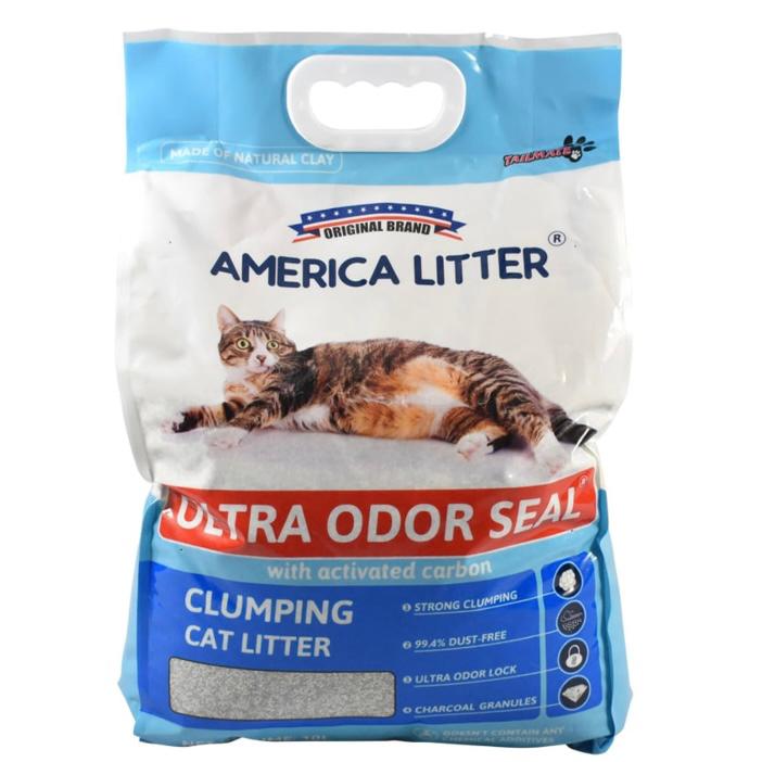 America Litter Pasir Kucing Ultra Odor Seal 10 Ltr