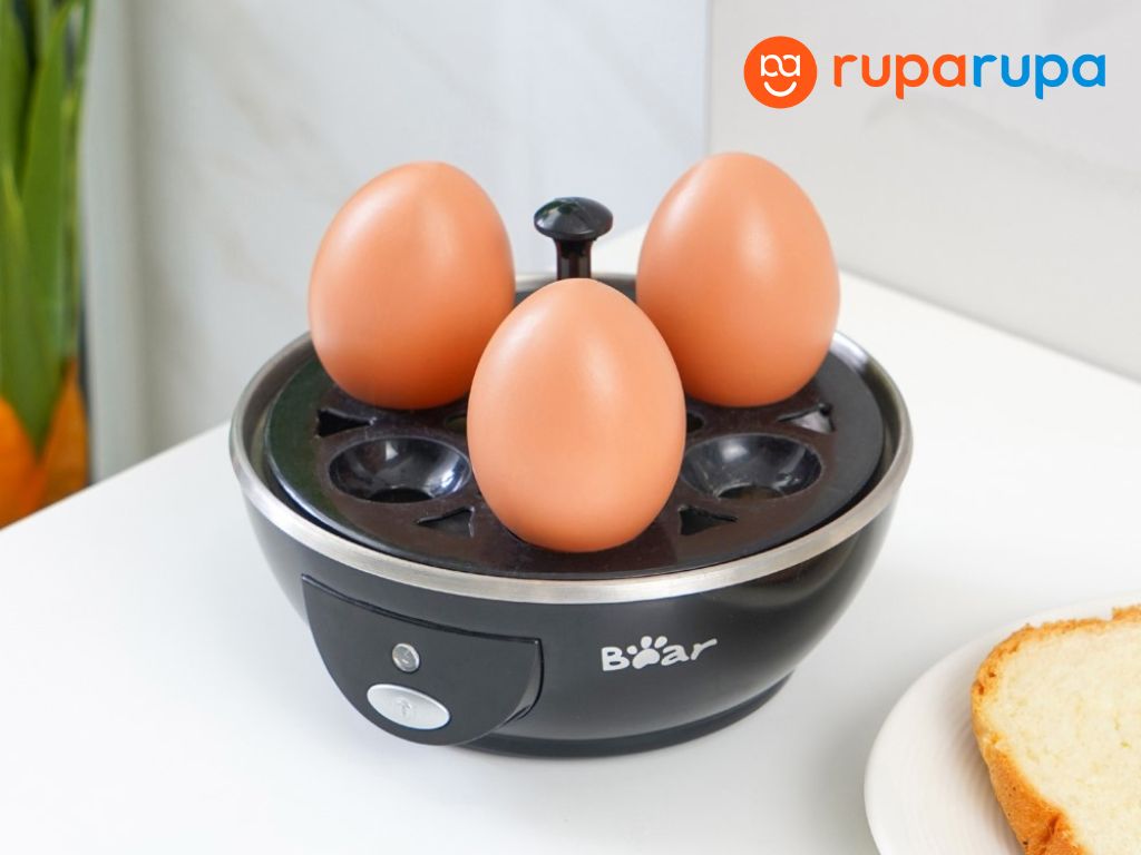 Bear Alat Perebus Telur - Hitam