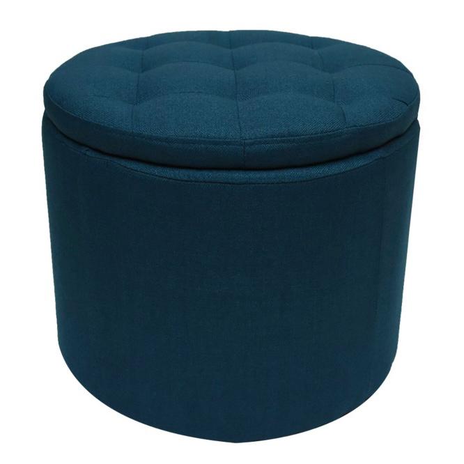 Retina Bangku Dengan Penyimpanan - Biru menata sofa biru
