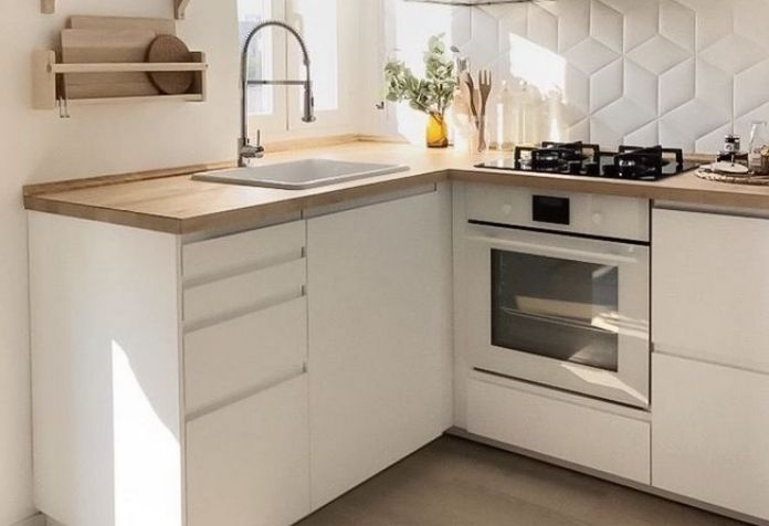 dapur minimalis 2x2 bentuk L