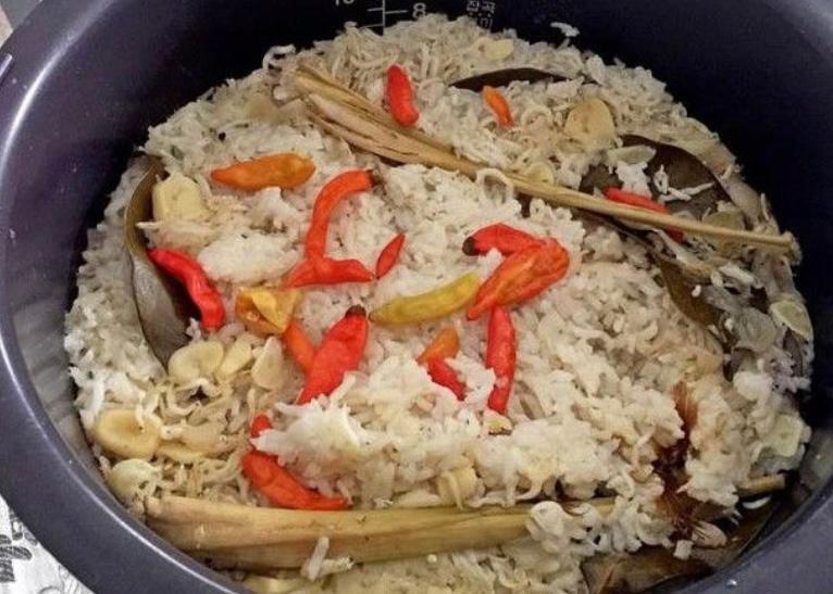 masakan rice cooker nasi liwet