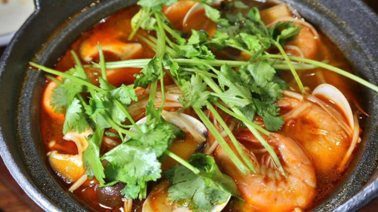 masakan rice cooker tom yum seafood