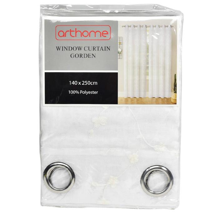 Arthome 140x250 Cm Gorden Lily - Putih