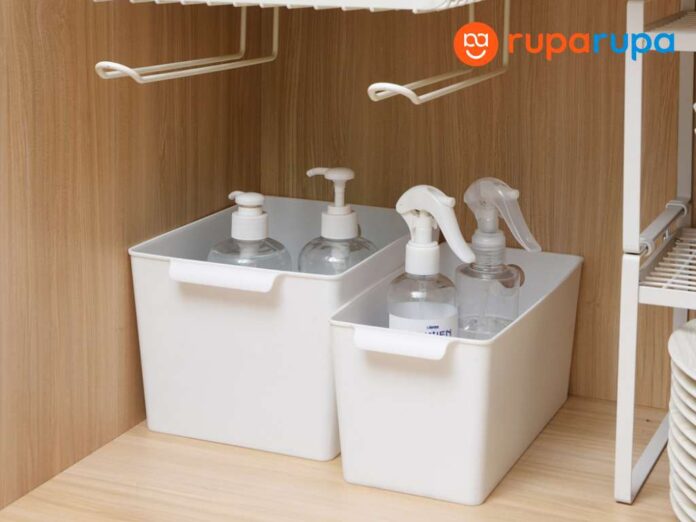 Kotak Penyimpanan Serbaguna 26x19x15 Cm - Putih