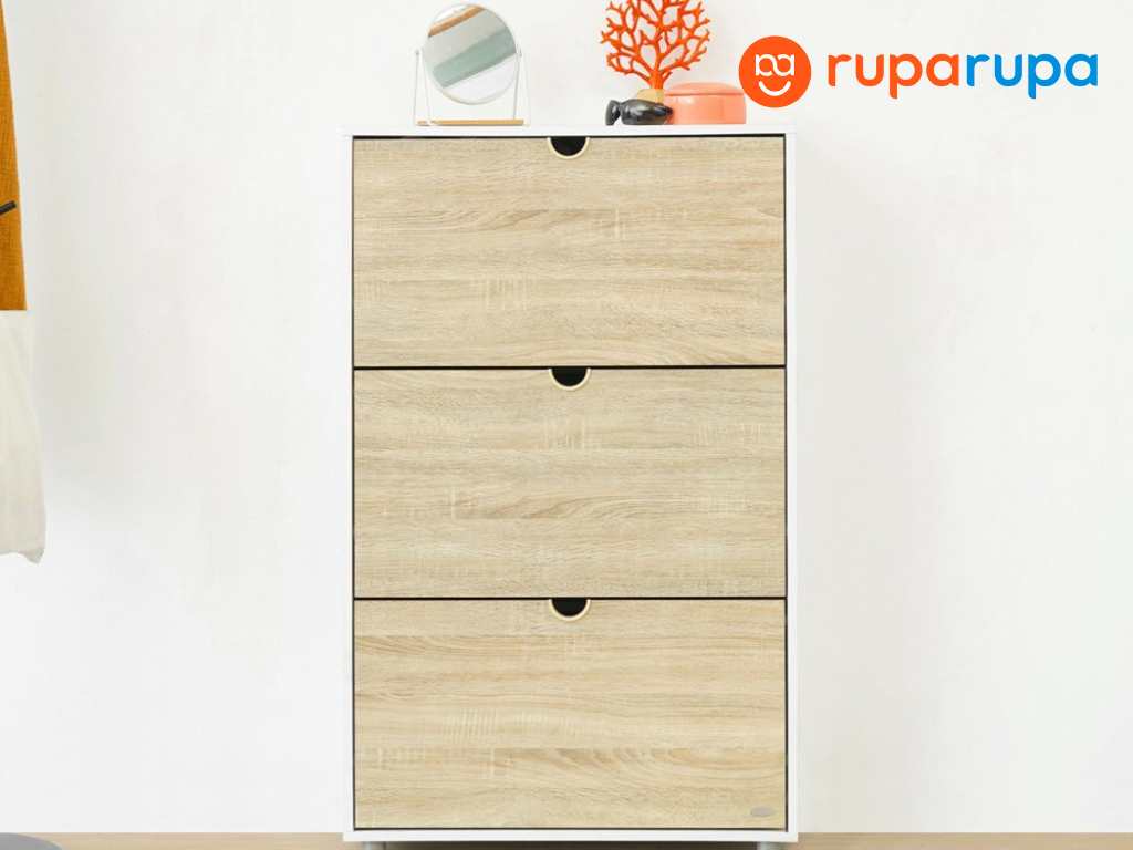 Manolo Kabinet Sepatu - Cokelat