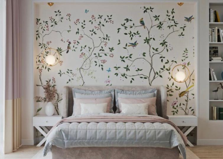 10 Motif Wallpaper Dinding Kamar Tidur yang Menawan - Blog Ruparupa