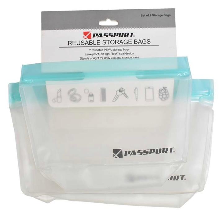 Passport Pouch Travel Reuse 2 Pcs - Biru barang yang harus dibawa saat ke luar negeri