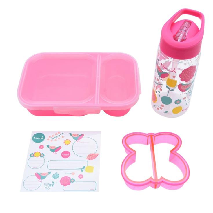 Smash Set Tempat Makan Anak - Pink
