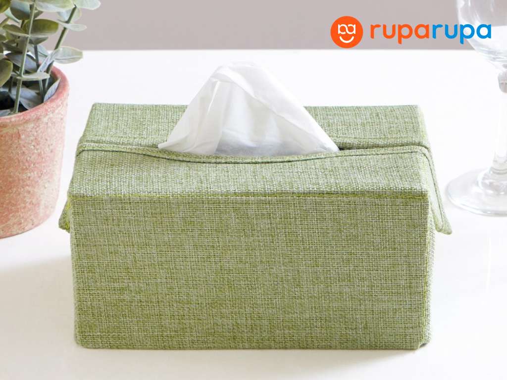 Tempat Tissue Lipat 22x12.5x11 Cm - Hijau