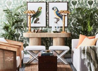 elemen dekorasi rumah tropis