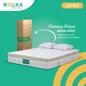 memilih kasur dengan lapisan latex