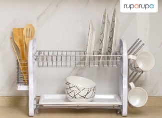 rak piring minimalis