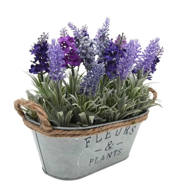 Arthome 21 Cm Bunga Artifisial Lavender Dengan Pot