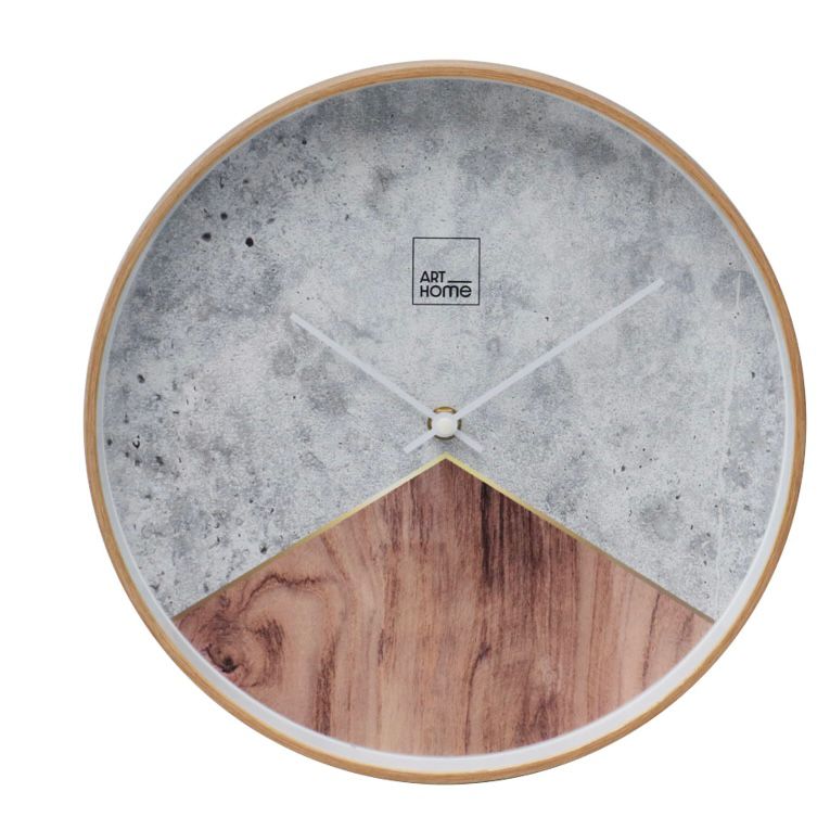 Jam dinding marble untuk kamar mandi sederhana tetapi mewah