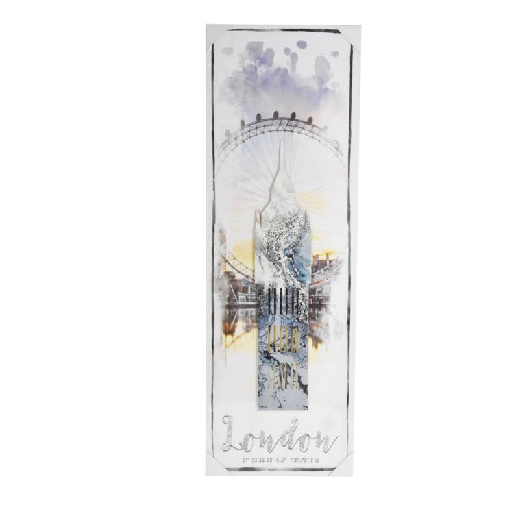 Lukisan sederhana berwarna putih