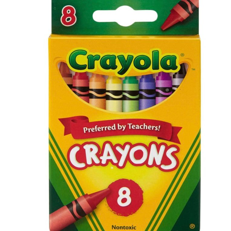 Krayon 8 warna untuk mengikuti perlombaan