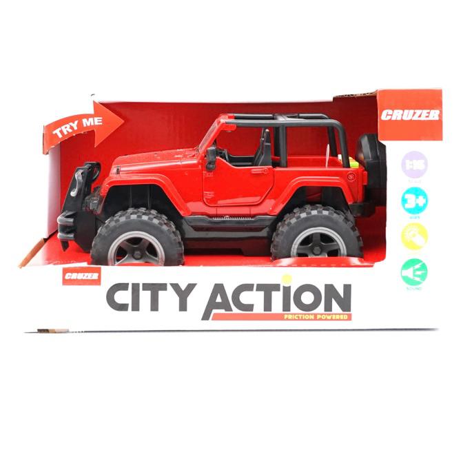 Cruzer City Action Jeep Red rekomendasi mainan mobil-mobilan