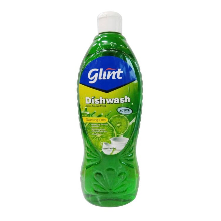 Glint 800 Ml Cairan Pencuci Piring Sparkling Lime