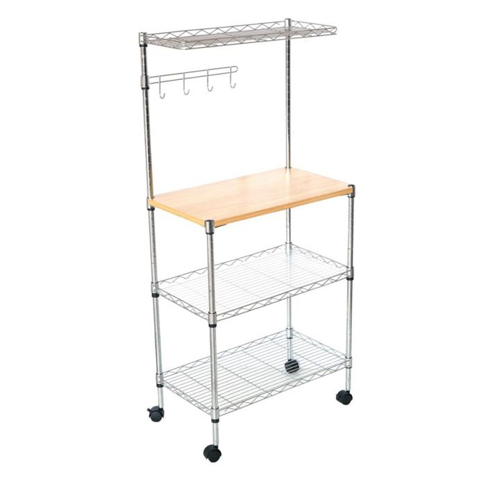 Hustle Rak Penyimpanan Microwave 3 Tingkat