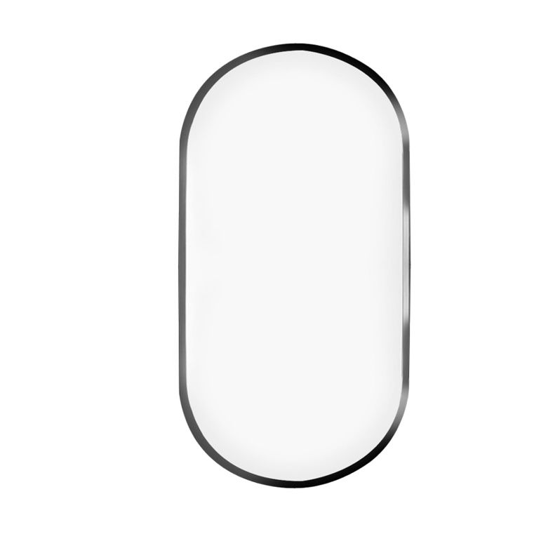 Cermin kamar mandi berbentuk oval