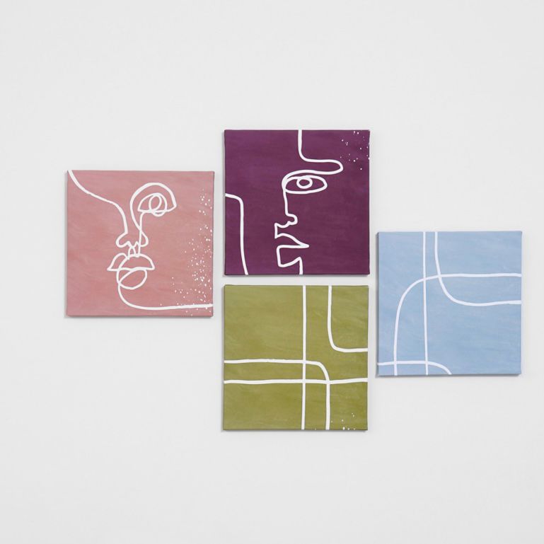 Lukisan dinding minimalis