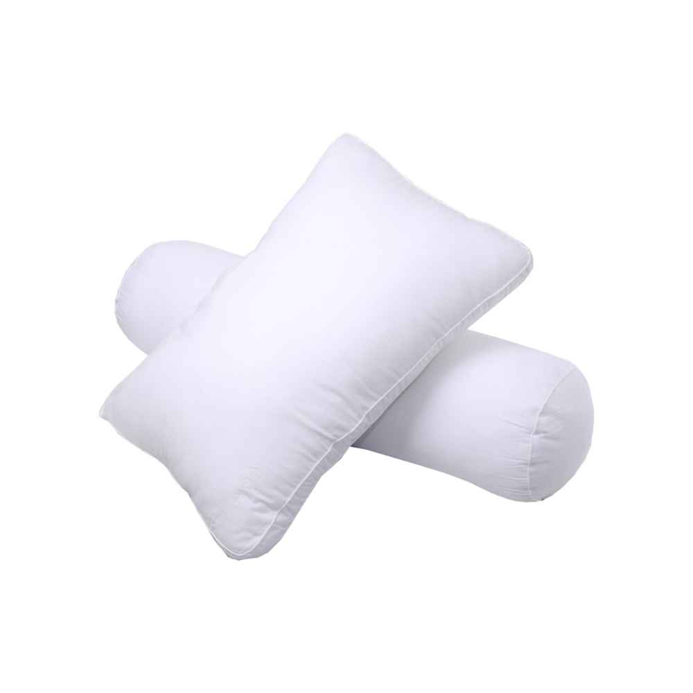 Informa Set 2 Pcs Bantal & Guling Dacron - Putih
