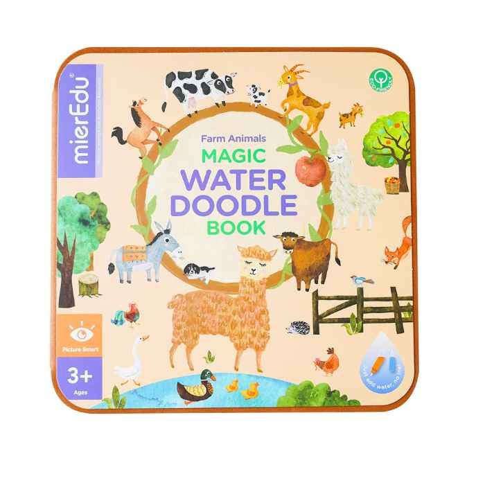 Mieredu Buku Magic Water Doodle Farm Anima