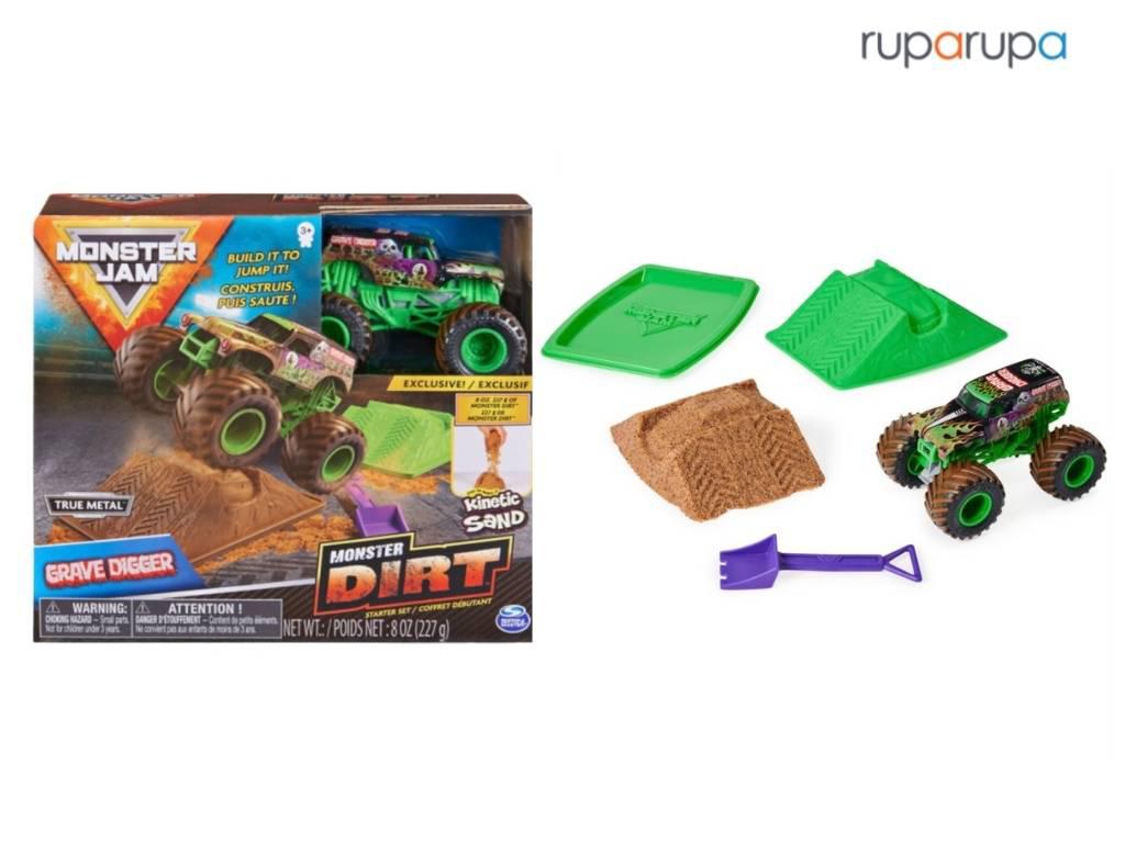 Monster Jam Car Kinetic Dirt Starter Set rekomendasi mainan mobil-mobilan