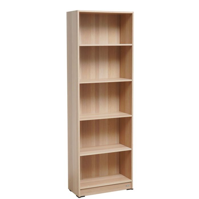 Rak kayu tingkat untuk buku