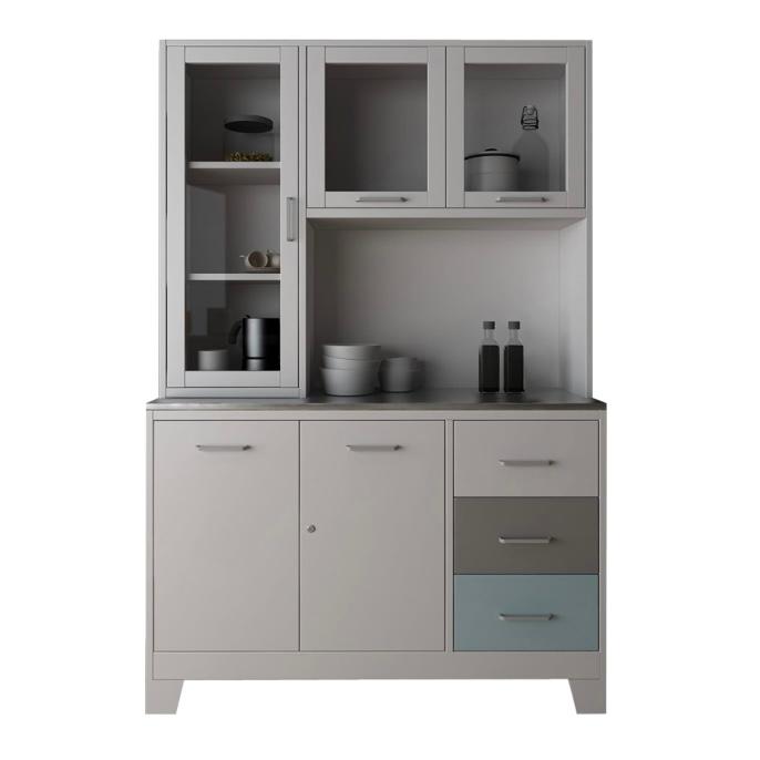 Sky Kabinet Dapur Metal - Putih