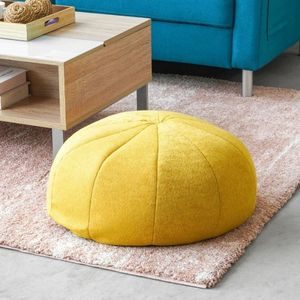 dekorasi rumah bean bag kuning